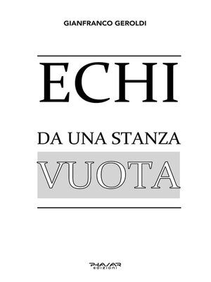 cover image of Echi da una stanza vuota